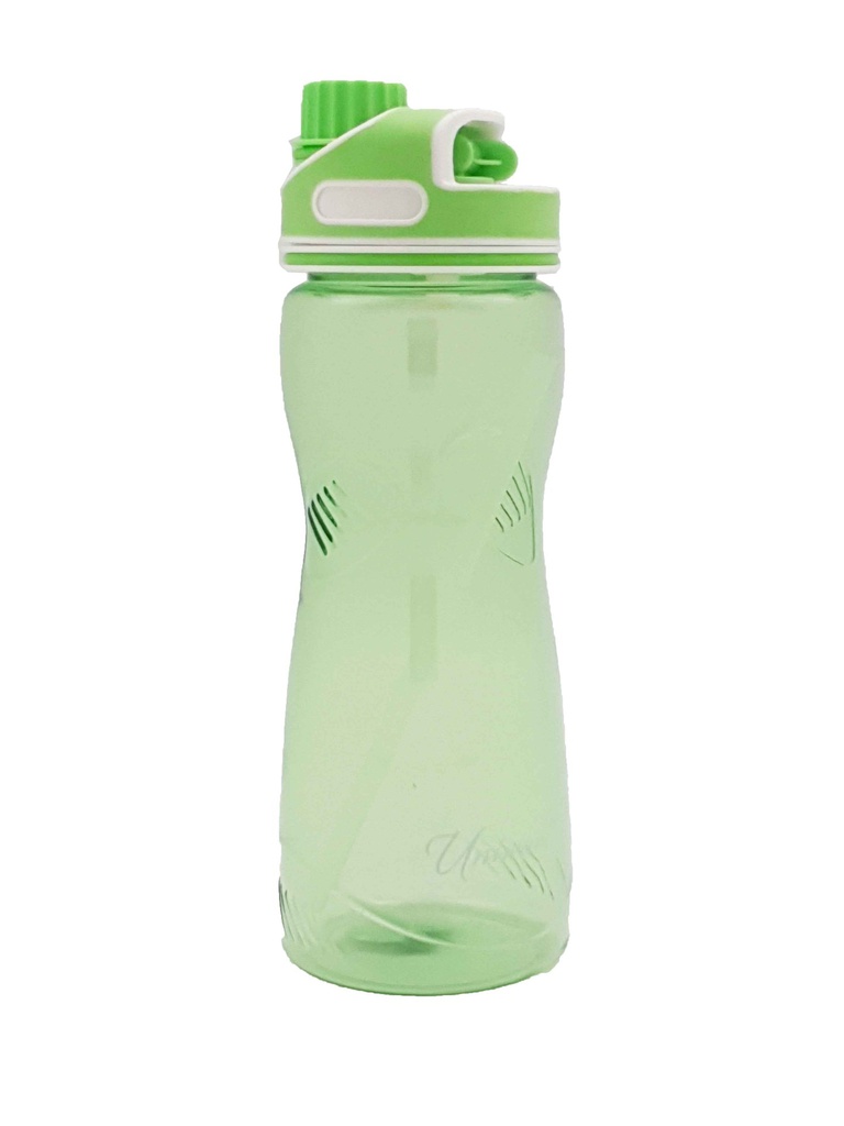 [7065] 22oz Flip Top Sports Bottle, Mixed Colors (24 pcs/ctn) Uniware